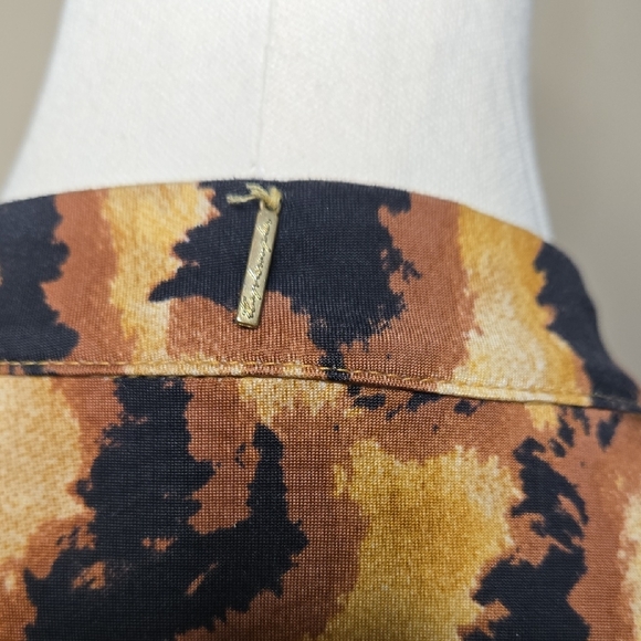 T-bags Leopard Print Embellished Women's Top Y2K Studded - Picture 4 of 6